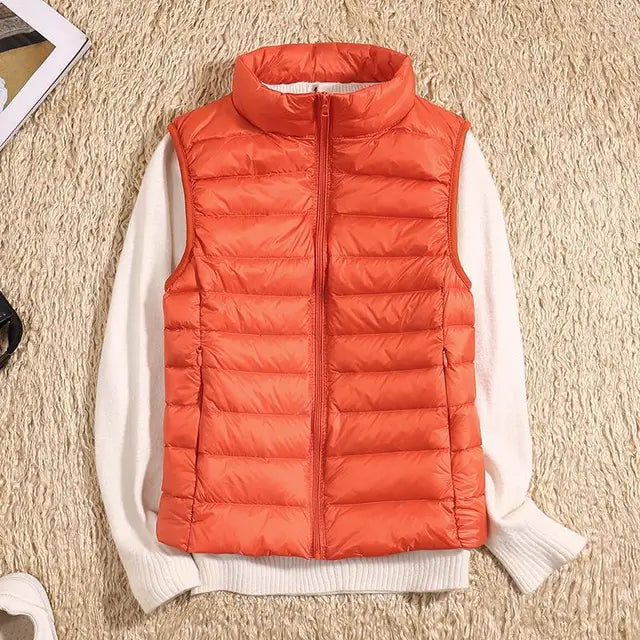 Gilet Slim Fit da Donna – Leggero, Adatto per Primavera e Autunno
