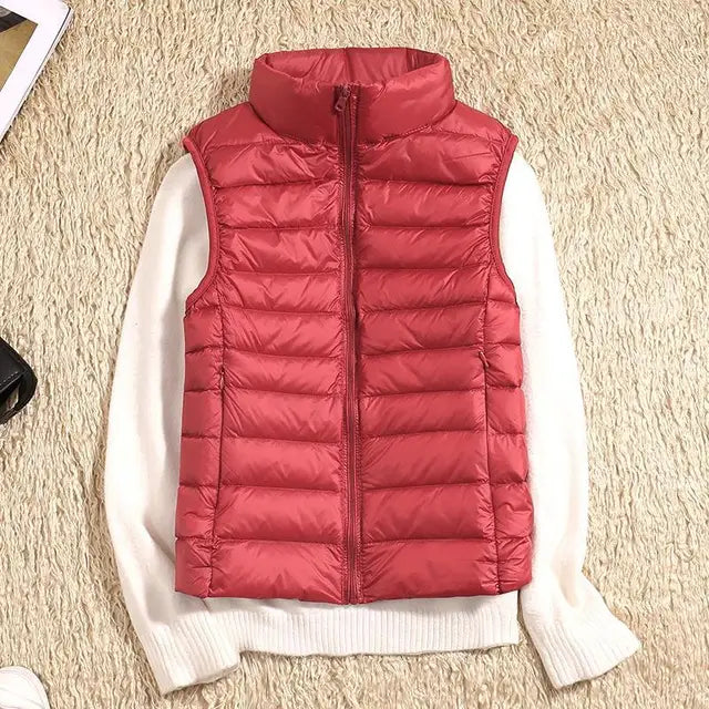 Gilet Slim Fit da Donna – Leggero, Adatto per Primavera e Autunno
