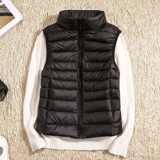 Gilet Slim Fit da Donna – Leggero, Adatto per Primavera e Autunno