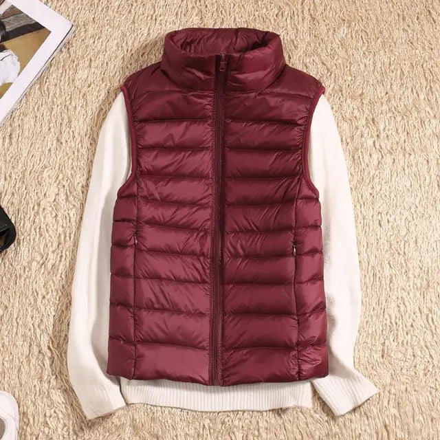 Gilet Slim Fit da Donna – Leggero, Adatto per Primavera e Autunno