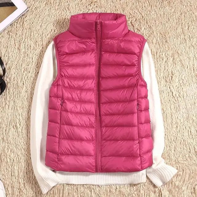 Gilet Slim Fit da Donna – Leggero, Adatto per Primavera e Autunno