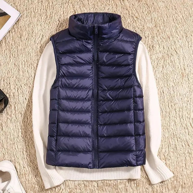 Gilet Slim Fit da Donna – Leggero, Adatto per Primavera e Autunno
