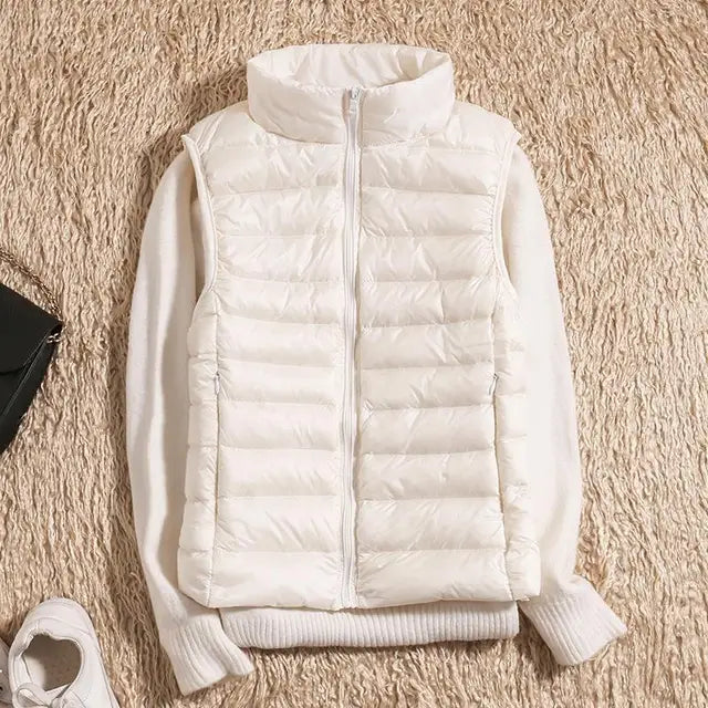 Gilet Slim Fit da Donna – Leggero, Adatto per Primavera e Autunno
