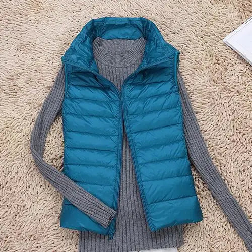 Gilet Slim Fit da Donna – Leggero, Adatto per Primavera e Autunno