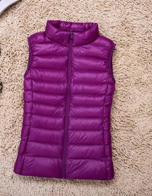 Gilet Slim Fit da Donna – Leggero, Adatto per Primavera e Autunno