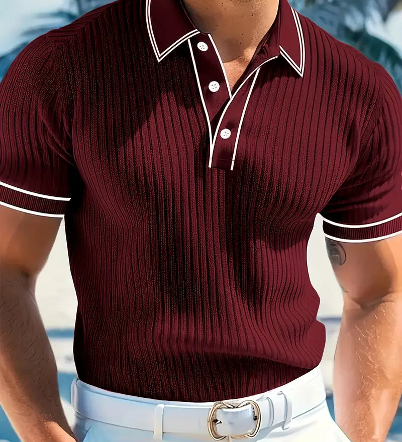 Varel | Polo elegante a maniche corte