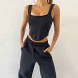 Set Comfortabile per Donne – Casual per Uso Domestico, Adatto per Primavera e Estate