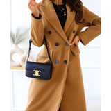Trench lungo aderente da donna - Elegante e confortevole autunno inverno