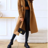 Trench lungo aderente da donna - Elegante e confortevole autunno inverno