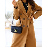 Trench lungo aderente da donna - Elegante e confortevole autunno inverno
