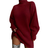 Donna - Maglione dolcevita oversize - Stile maglia accogliente