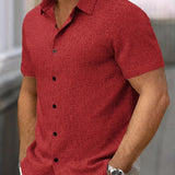 Varel | Camicia leggera a maniche corte in misto lino