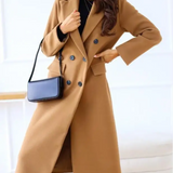 Trench lungo aderente da donna - Elegante e confortevole autunno inverno