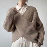 Varel | Pullover in maglia incrociata chic