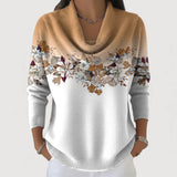 Gaia™ | Maglione a collo alto con ricamo floreale