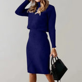Donna - Set due pezzi slim - Maglia a coste