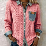 Blusa Slim Fit da Donna – Con Bottoni, Adatta per Uso Casual e Lavorativo