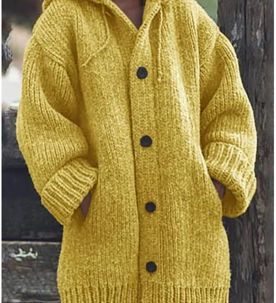 Gilet Oversized da Donna con Cappuccio – Adatto per Uso Casual e Autunnale