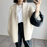 Donna - Cardigan in maglia morbida