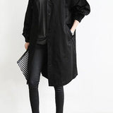 Trench Coat Slim Fit Donna – Impermeabile con Cappuccio, Adatto per Primavera e Autunno
