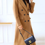 Trench lungo aderente da donna - Elegante e confortevole autunno inverno