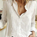 Blusa Femminile Sottile – Con Ricami, Adatta per Lavoro e Uso Quotidiano