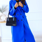 Trench lungo aderente da donna - Elegante e confortevole autunno inverno