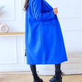 Trench lungo aderente da donna - Elegante e confortevole autunno inverno