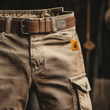 Varel | Pantaloni cargo corti rétro con molteplici tasche