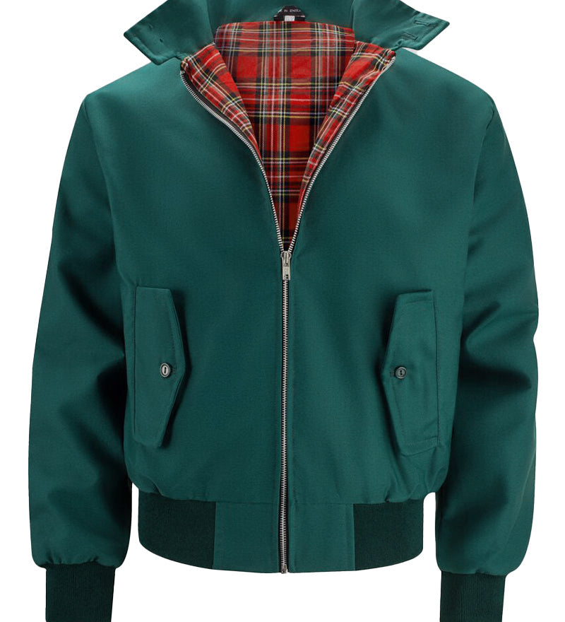 Rebecca™ | Giacca Harrington con fodera tartan