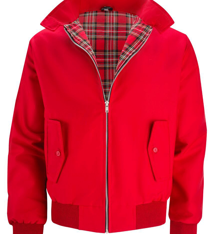 Rebecca™ | Giacca Harrington con fodera tartan