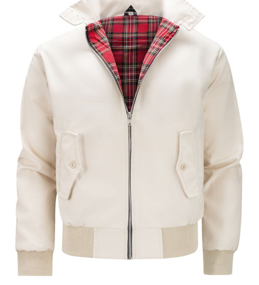 Rebecca™ | Giacca Harrington con fodera tartan
