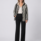 Matilde™ | Giacca trapuntata a righe zebra