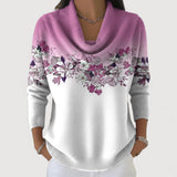 Gaia™ | Maglione a collo alto con ricamo floreale