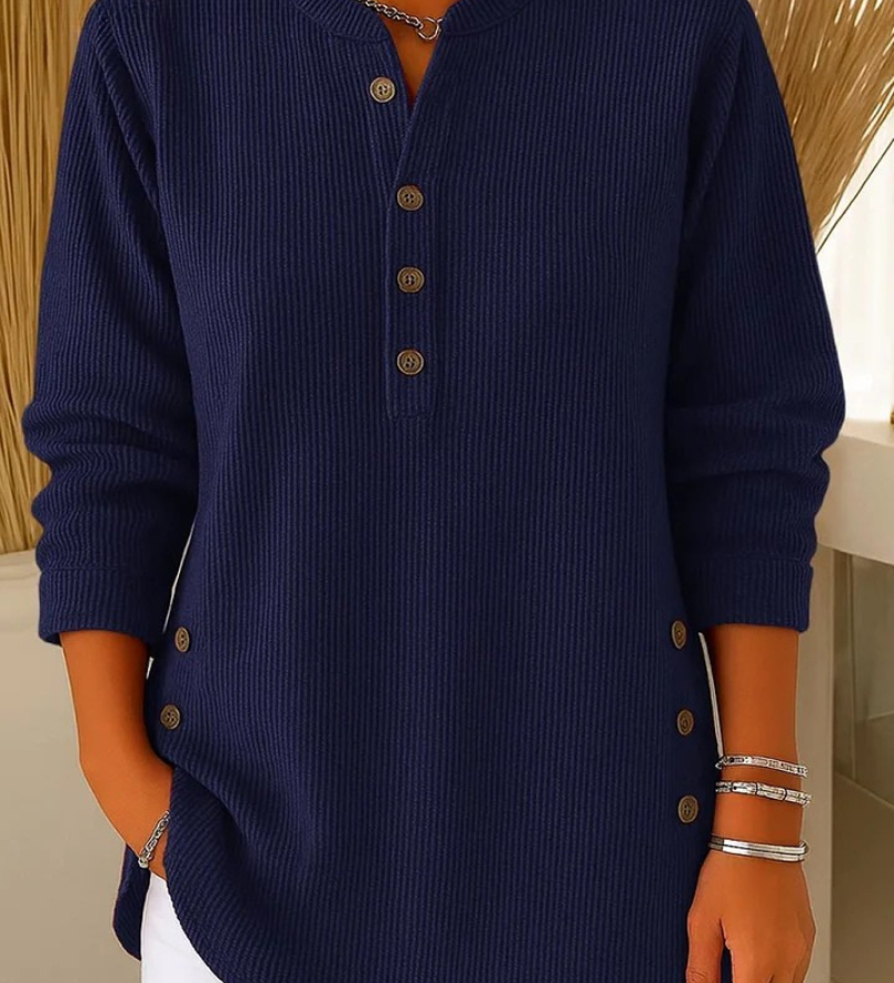 Carlotta™ | Tunica henley in maglia morbida