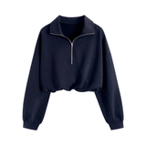 Maglione Slim Fit da Donna – Casual con Zip per Uso Quotidiano