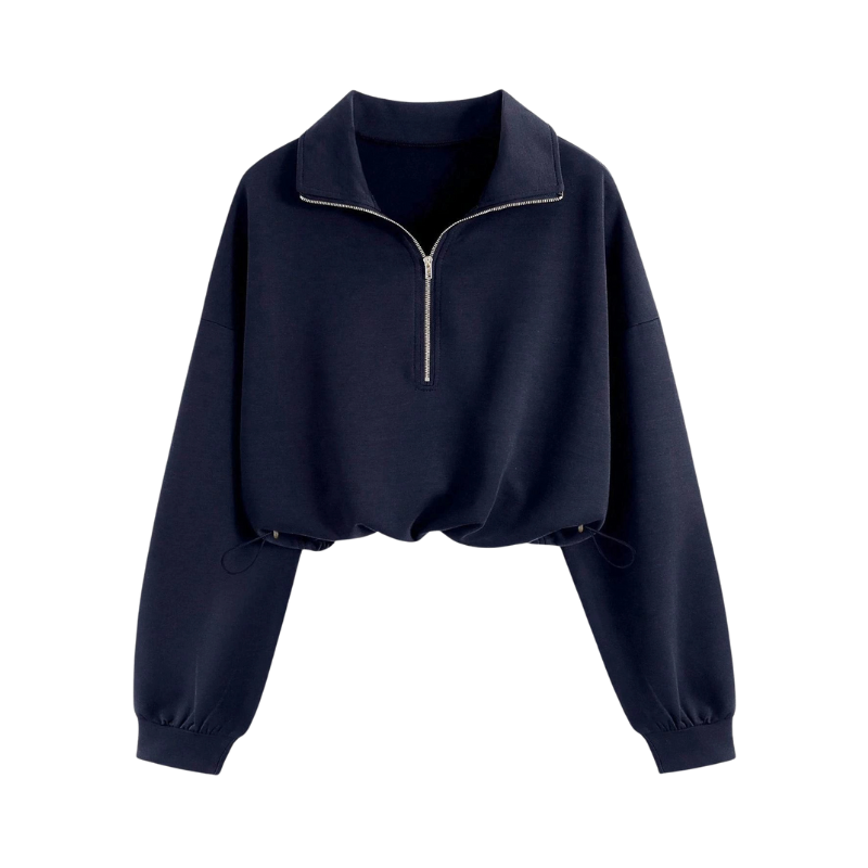 Maglione Slim Fit da Donna – Casual con Zip per Uso Quotidiano