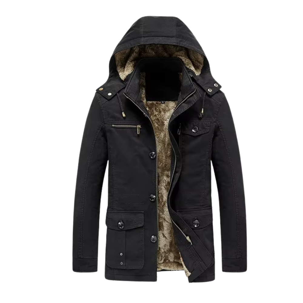 Paola™ | Giacca imbottita con cappuccio e tasche