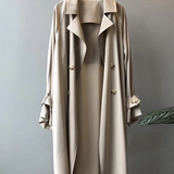 Trench lungo impermeabile da donna | Casuale