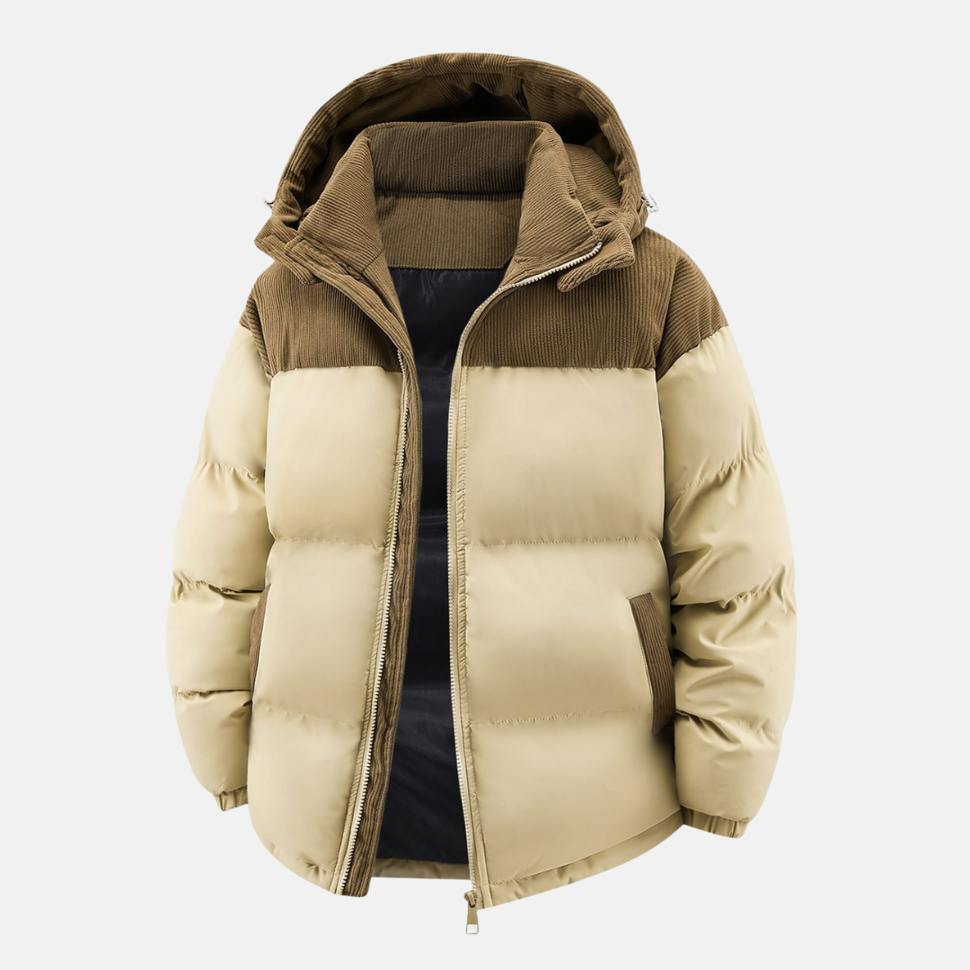Donna - Giacca Puffer trapuntata rilassata - con cappuccio