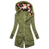Donna - Cappotto invernale alla moda - con cappuccio