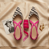 Livia™ | Ballerina con cinturino rigato