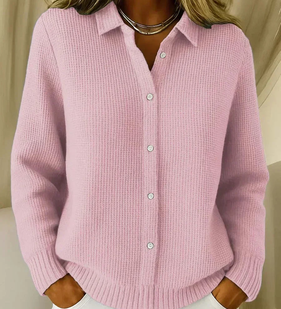 Giulia™ | Cardigan testurizzato con bottoni