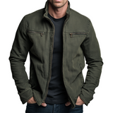 Cinzia™ | Field jacket in cotone effetto vintage