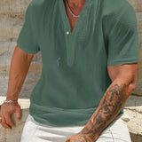 Varel | Camicia estiva elegante con colletto alto
