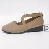 Viola™ | Ballerina con cinturino e zeppa comfort