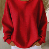 Virginia™ | Maglione goffrato a maniche lunghe