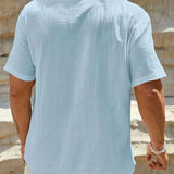Varel | Camicia estiva elegante con colletto alto