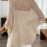Cardigan da donna in maglia traforata – Strato leggero e morbido da indossare sugli outfit estivi