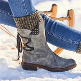 Donna - Stivaletti invernali con lacci - Eleganti e caldi